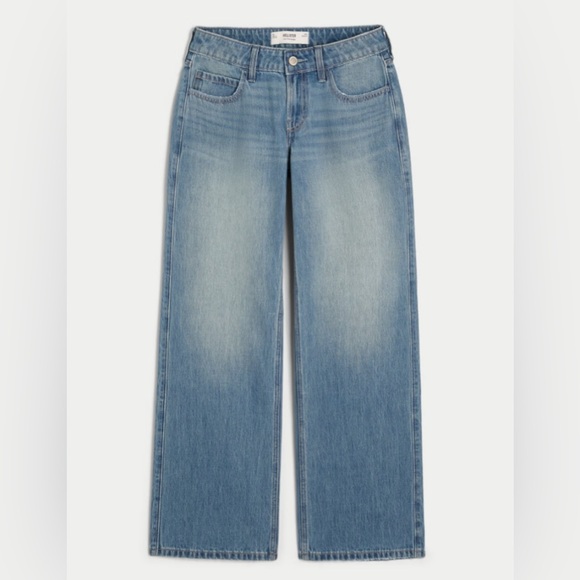 Hollister Low Rise Medium Baggy Jeans Sz 23L - Picture 1 of 4